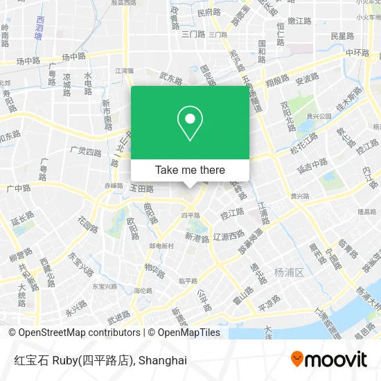 红宝石 Ruby(四平路店) map
