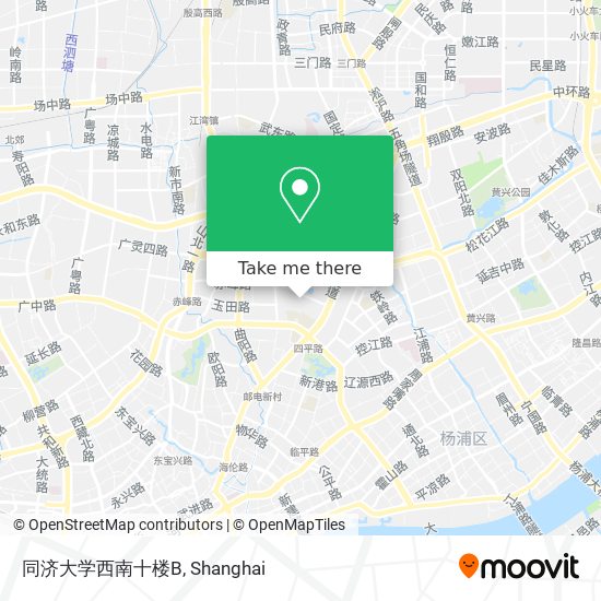 同济大学西南十楼B map