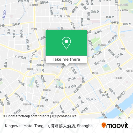 Kingswell Hotel Tongji 同济君禧大酒店 map