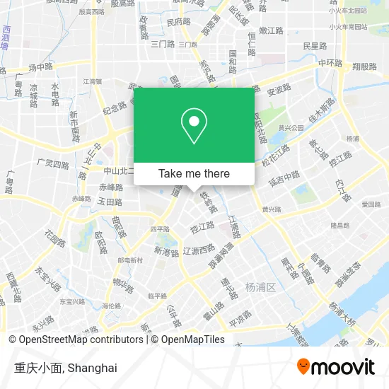 重庆小面 map