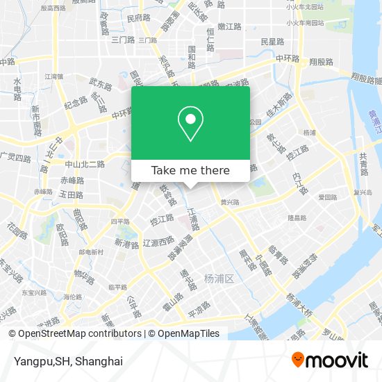 Yangpu,SH map