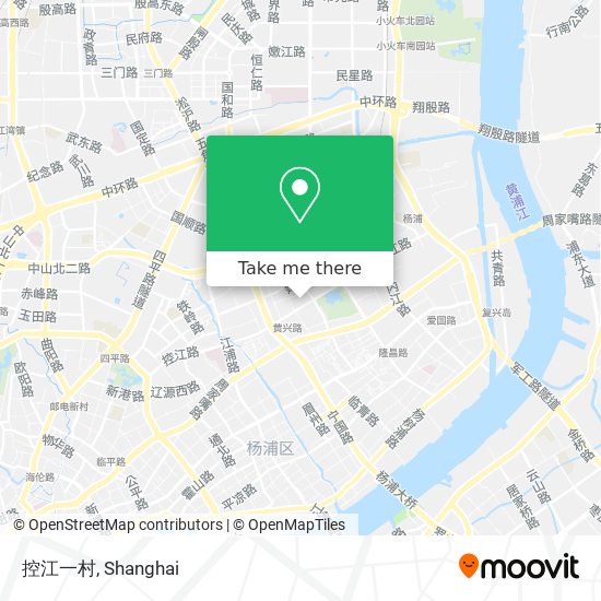 控江一村 map