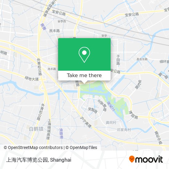 上海汽车博览公园 map