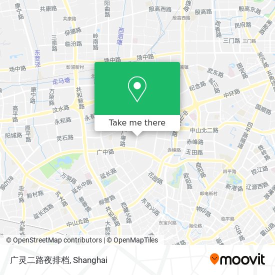广灵二路夜排档 map