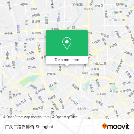广灵二路夜排档 map