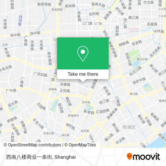西南八楼商业一条街 map