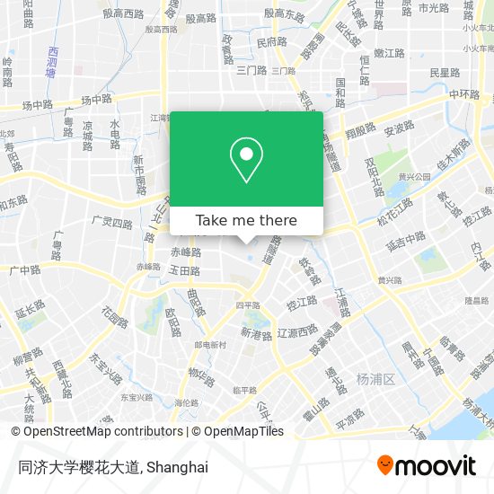 同济大学樱花大道 map