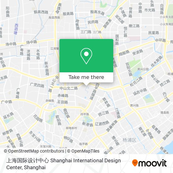 上海国际设计中心 Shanghai International Design Center map