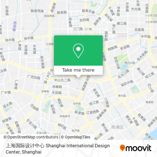 上海国际设计中心 Shanghai International Design Center map