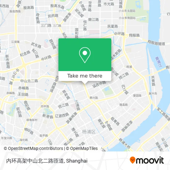 内环高架中山北二路匝道 map