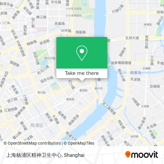 上海杨浦区精神卫生中心 map