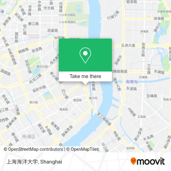 上海海洋大学 map