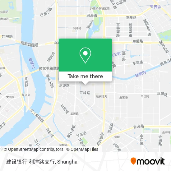 建设银行 利津路支行 map