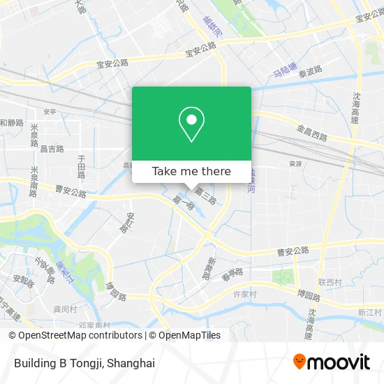 Building B Tongji map