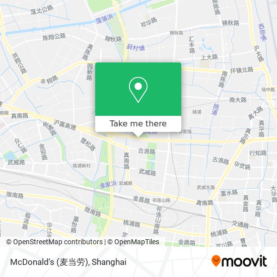 McDonald's (麦当劳) map