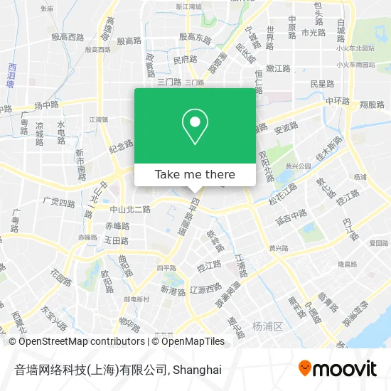 音墙网络科技(上海)有限公司 map