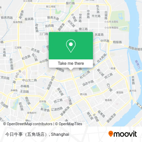 今日牛事（五角场店） map