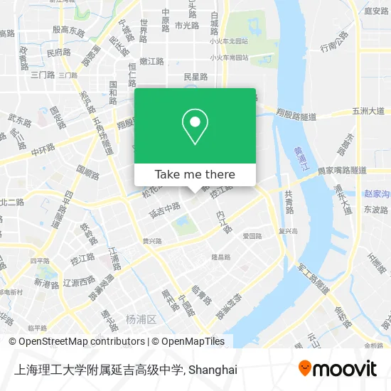 上海理工大学附属延吉高级中学 map