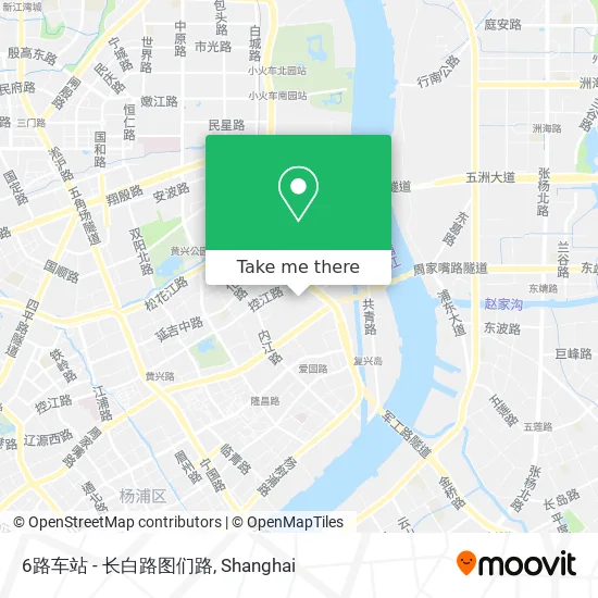 6路车站 - 长白路图们路 map