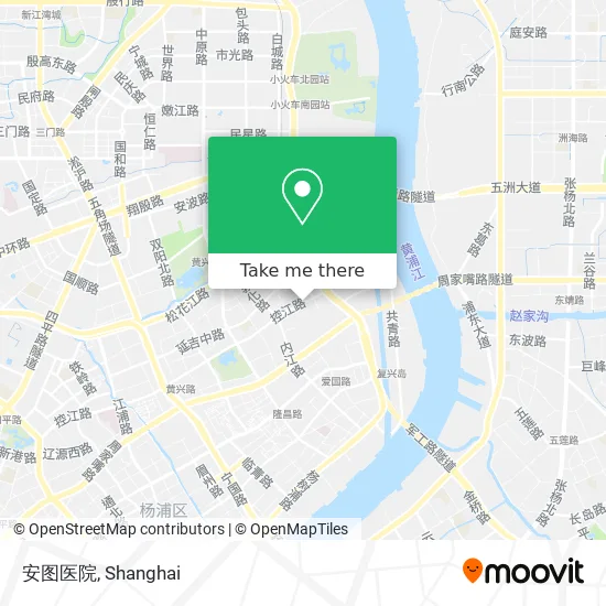 安图医院 map