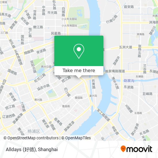 Alldays (好德) map