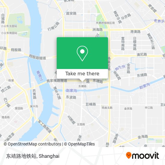 东靖路地铁站 map