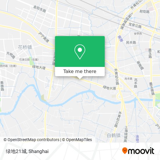 绿地21城 map
