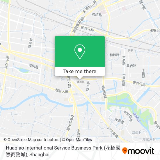 Huaqiao International Service Business Park (花橋國際商務城) map