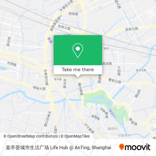 嘉亭荟城市生活广场 Life Hub @ AnTing map