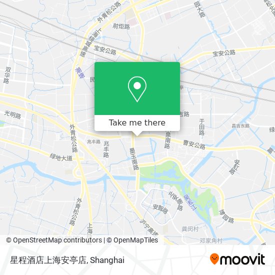 星程酒店上海安亭店 map