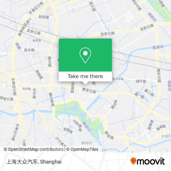 上海大众汽车 map