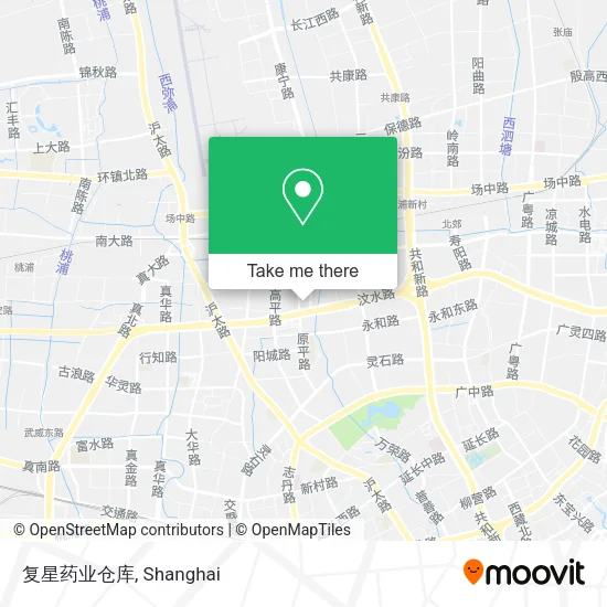 复星药业仓库 map