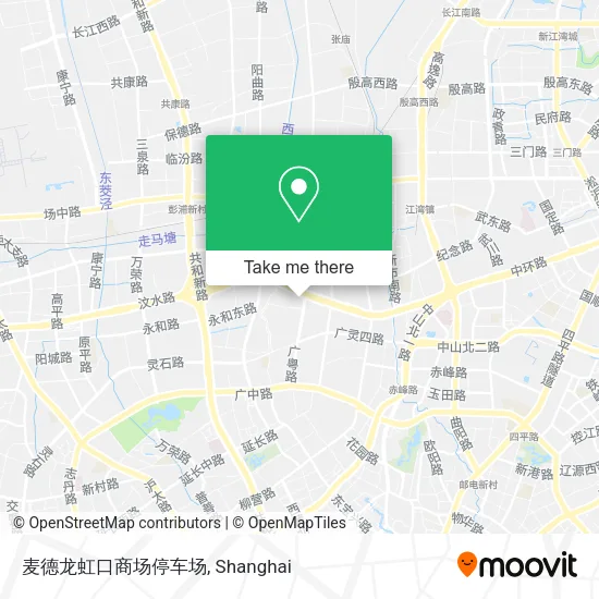 麦德龙虹口商场停车场 map