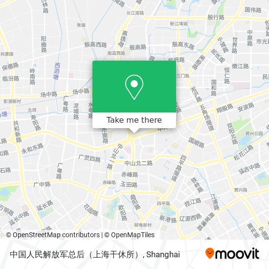中国人民解放军总后（上海干休所） map