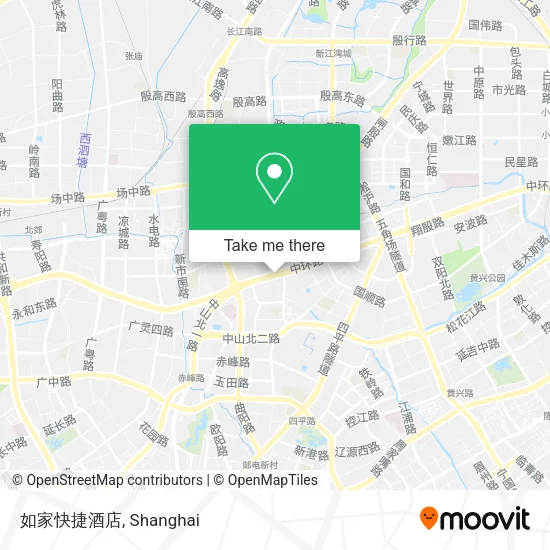 如家快捷酒店 map
