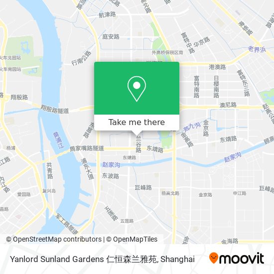 Yanlord Sunland Gardens 仁恒森兰雅苑 map