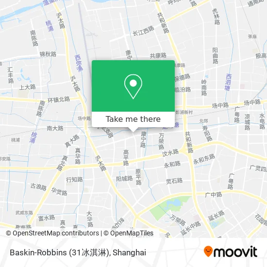 Baskin-Robbins (31冰淇淋) map