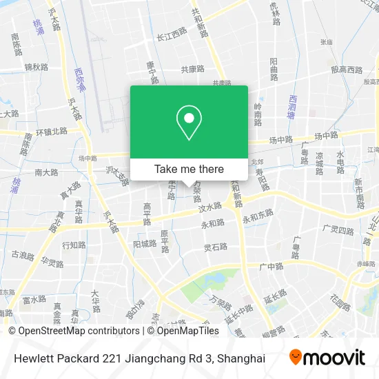 Hewlett Packard 221 Jiangchang Rd 3 map