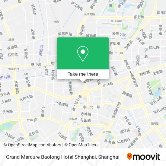 Grand Mercure Baolong Hotel Shanghai map