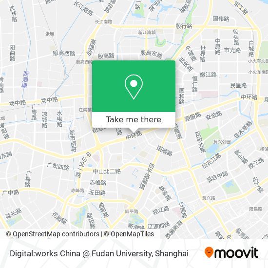 Digital:works China @ Fudan University map