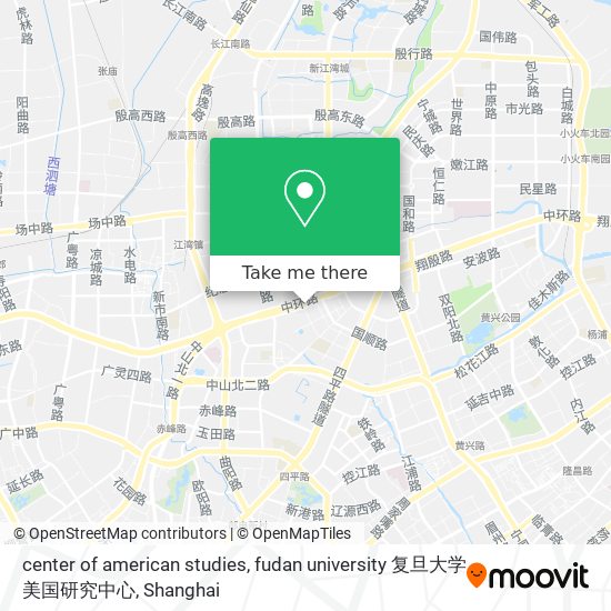 center of american studies, fudan university 复旦大学美国研究中心 map
