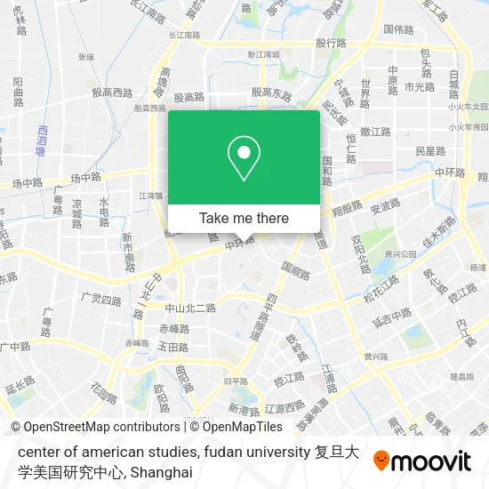 center of american studies, fudan university 复旦大学美国研究中心 map