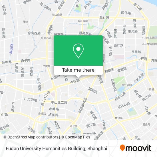 Fudan University Humanities Building map