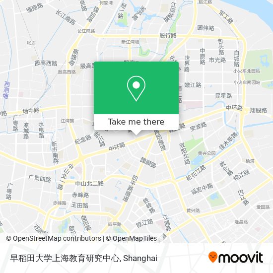 早稻田大学上海教育研究中心 map