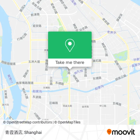 青霞酒店 map