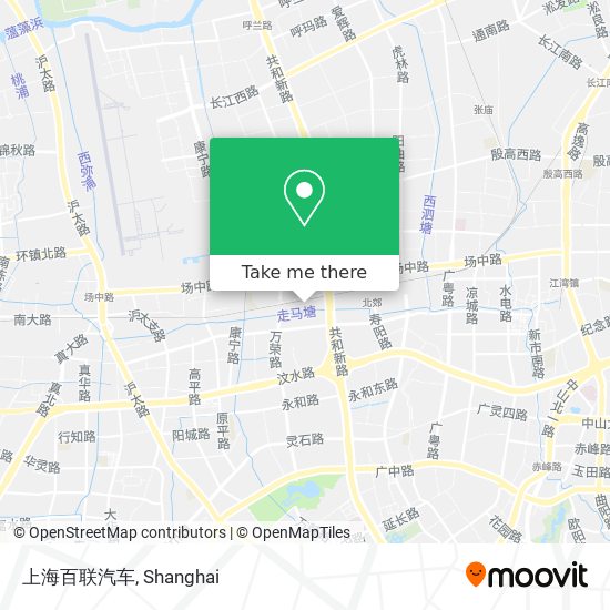 上海百联汽车 map