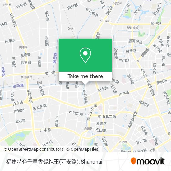 福建特色千里香馄饨王(万安路) map
