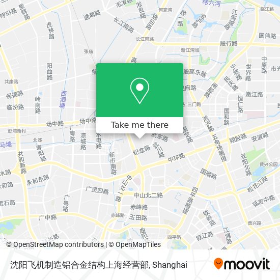 沈阳飞机制造铝合金结构上海经营部 map