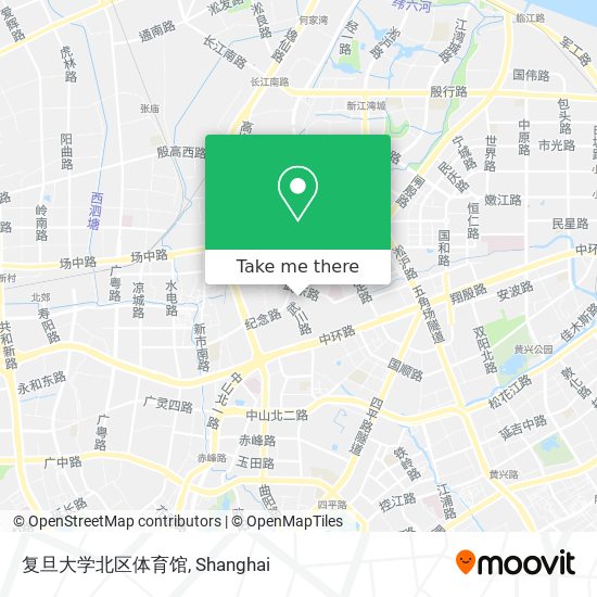 复旦大学北区体育馆 map