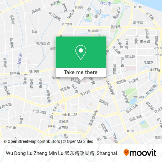 Wu Dong Lu Zheng Min Lu 武东路政民路 map